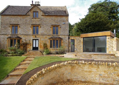 Extension and landscaping, Bourton-on-the-Hill