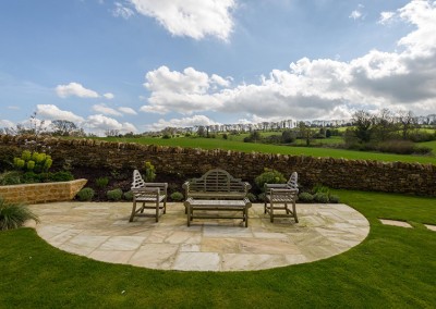 Landscaped garden and extended parking, Blockley